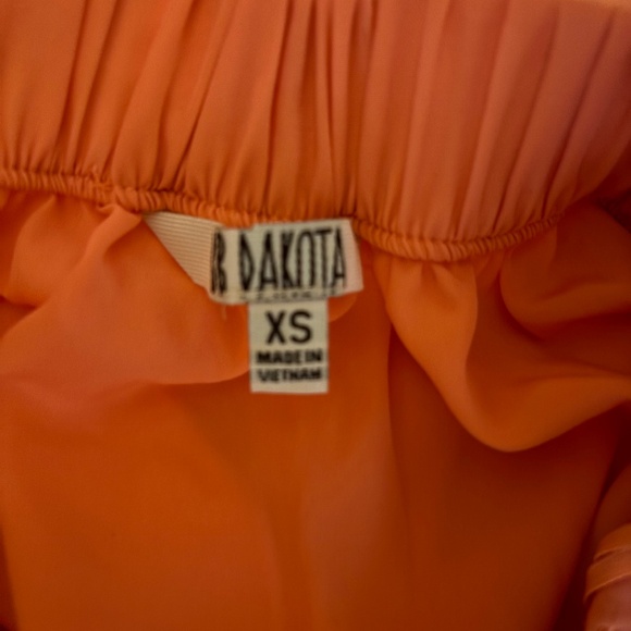 Neon Coral Cut Out Dress - Picture 7 of 7